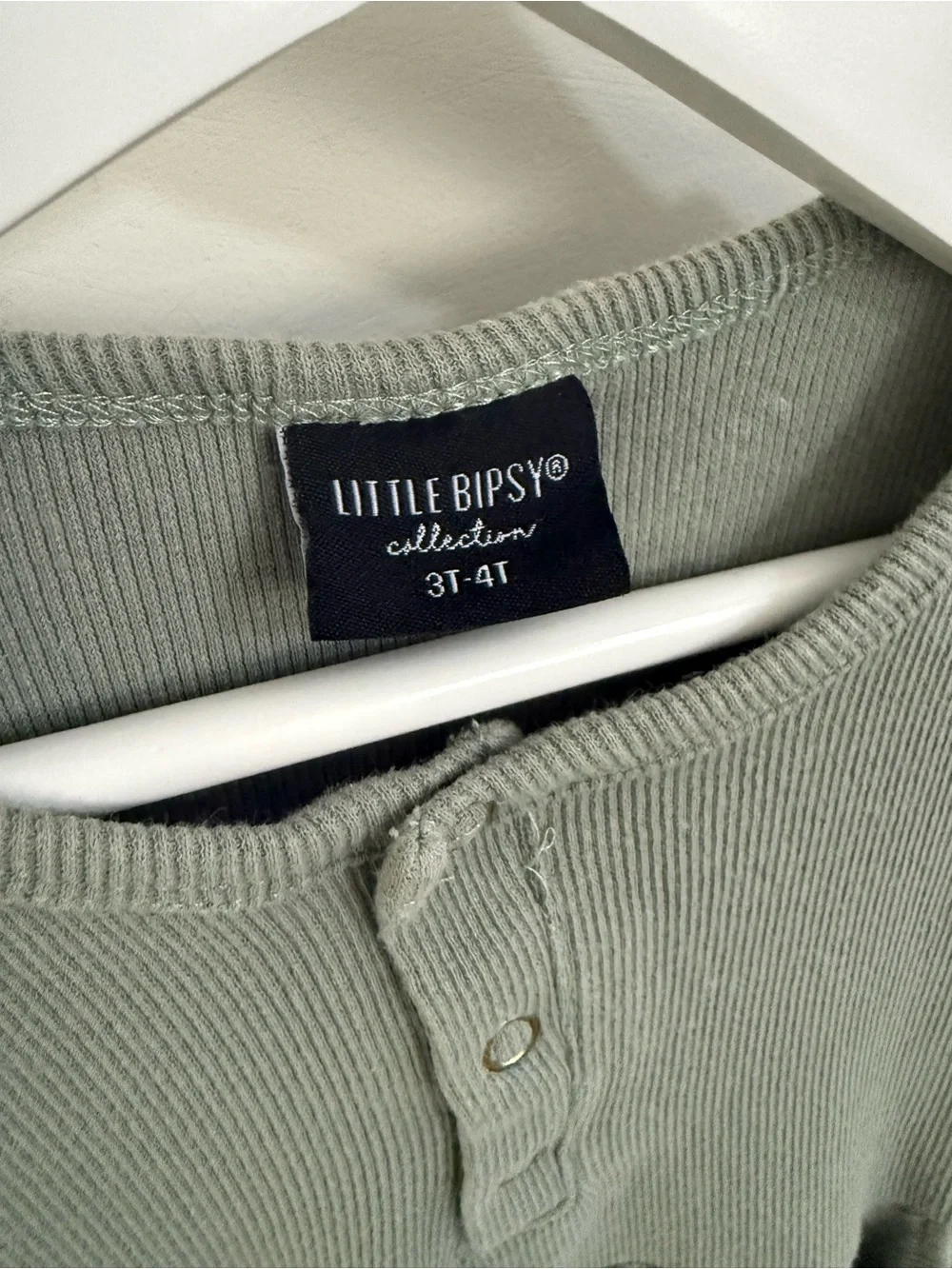 Little Bipsy henley buttons